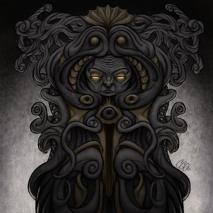Prêtre Illustration par Cédric Godin Olicard.
